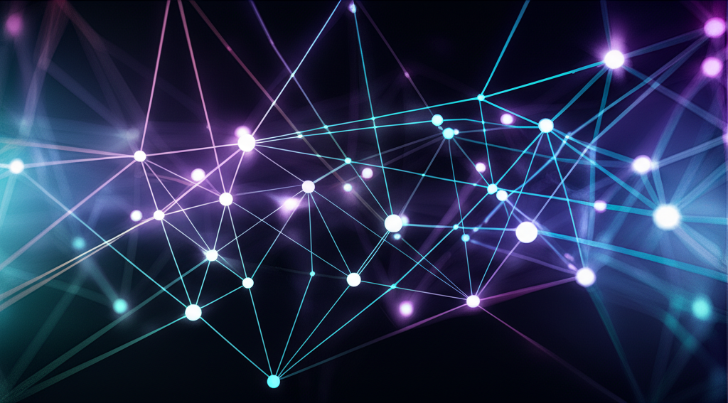 Abstract AI Neural Network